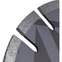 Диск алмазный сегментный по асфальту Diamond Industrial 400 x 10/12 х 25,4 мм HOT PRESS пайка DIDA400