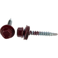 Кровельный саморез Госкреп 4,8х35 RAL 3005 красное вино 10 шт., подвес 2-0019060