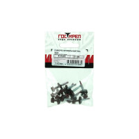 Кровельный саморез Госкреп 4,8х28 RAL 3005 красное вино 10 шт., подвес 2-0018930
