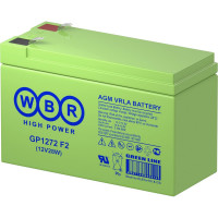 Аккумулятор для ИБП WBR GP1272 F2 (12V28W) 12В, 7.2 Ач УТ-00000225