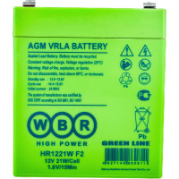 Аккумулятор для ИБП WBR  HR1221W F2 12В 5,6 Ач УТ-00000254