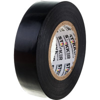 Изоляционная лента STEKKER INTP01319-20, 0,13х19 мм, 20 м, черная 32839