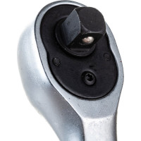 Трещотка ABTOMTOOL РROFFI 1/4+3/8, 72 зуб, 140мм, mini, CrV 54470