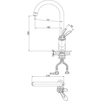 Смеситель для кухни DQ DA1032441