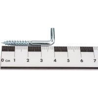 Крюк-шуруп ЕВРОПАРТНЕР L-обр. Zn d4,5хL40 мм, прямой шлиц, 2 шт. 13 3000 1