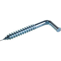 Крюк-шуруп ЕВРОПАРТНЕР L-обр. Zn d9,3хL85 мм 2 шт. 13 0644 2