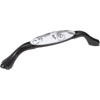 Ручка-скоба Brante RS.1433.128.BK керамика-чёрный никель 107171