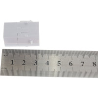Соединитель NIKOMAX Keystone, категория 6, RJ45-RJ45, неэкранированный, белый NMC-KJUE55C-WT