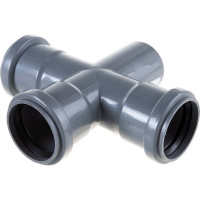 Канализационная крестовина АТЛАС ПЛАСТ DN 50х50х50 SCE000000050