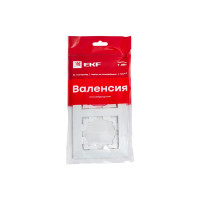 Двухместная рамка EKF Валенсия, белая, PROxima EWM-G-302-10
