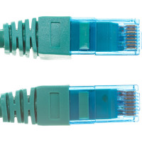Шнур NIKOMAX U/UTP, 4 пары, категория 6, 7х0.205 мм, зеленый, 5 м NMC-PC4UE55B-050-C-GN