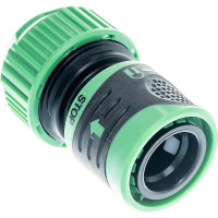 Соединитель универсальный с аквастопом 1/2"-5/8"-3/4" SKRAB 28260