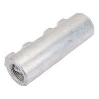 Соединительная болтовая муфта EZETEK 16мм, алюминий 74624