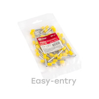 Штыревой втулочный наконечник EKF НШвИ 6,0-18 50 шт nhvi-6.0-18