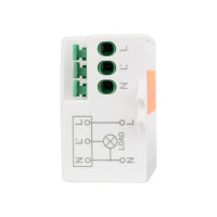 Микроволновый датчик движения EKF белый 1200Вт 360гр. до 10м IP20 MW-706 dd-mw-706