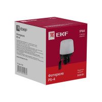Фотореле EKF PS-4 10А, 2200Вт, IP66 PROxima fr-ps-4-10