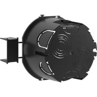 Подрозеточная коробка для сплошных стен DKC черная под 2 модуля 1 ШТ 59301DIY