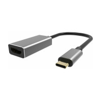 Aдаптер VCOM USB 3.1 Type-C/m --HDMI A/f 4K@60Hz, Aluminum Shell, CU423T