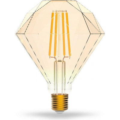 Gauss Лампа светодиодная филаментная Smart Home DIM E27 Diamond Golden 7 Вт 1/40 1350112
