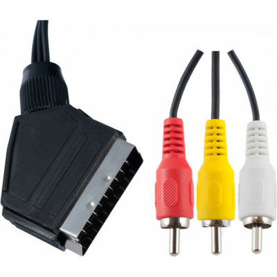Perfeo Кабель SCART вилка - 3 RCA вилка 2 м. 30003908