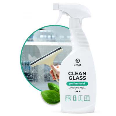 Очиститель стекол и зеркал Grass Clean Glass Professional 125552