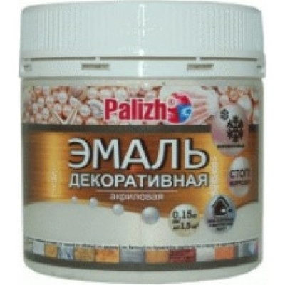 PALIZH Эмаль акриловая декоративная №93 жемчуг 0,15кг 11605628