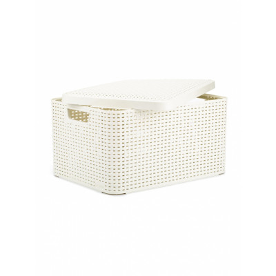 Корзина CURVER RATTAN STYLE BOX L 03619-885