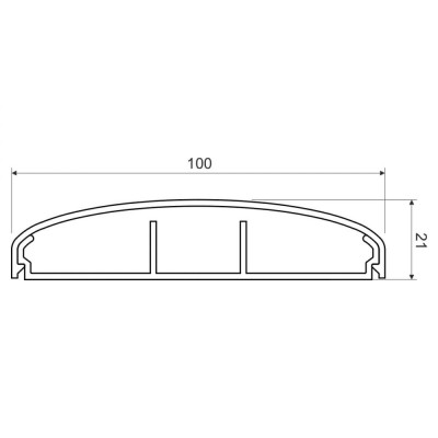 Кабельный канал KOPOS ELEGANT LE 100_HD