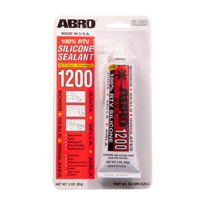 Силиконовый герметик ABRO 1200 SS-1200-CLR-3