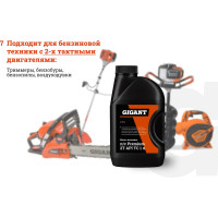 Gigant Масло моторное п/с Premium 2Т API TC 1л G0674