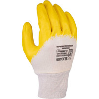 Перчатки FORT с нитриловым покрытием Лайт, желтые 00-10004600