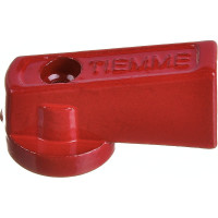 Ручка флажок Tiemme металлическая, красная для коллекторов и кранов SMALL 1790007