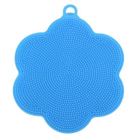 Силиконовая щетка для мытья посуды, овощей и фруктов МУЛЬТИДОМ Волшебный цветок D11см VL58-15