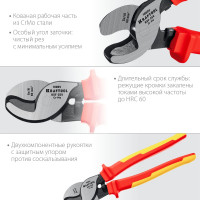 Кабелерез KRAFTOOL KSF-25V диэлектрический усиленный, 23334-25V