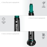 Отвертка для точных работ Kraftool Precision SL 1.5, 25681-1.5