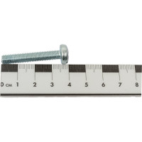 Винт КРЕП-КОМП полуцилиндрическая головка, цинк, DIN7985, 6х35 26 шт вц635мф