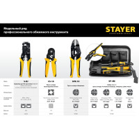 Пресс-клещи для кабельных наконечников STAYER SP-4M 45445
