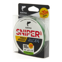 Плетеная леска SALMO Sniper BP ALL R BRAID х4 Grass Green 120/011 4931-011