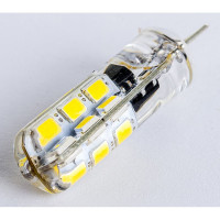 Светодиодная лампа Jazzway PLED-G4 3Вт капсульная 4000К нейтральный белый G4 200лм 220-230В силикон, d11х38мм 1032072