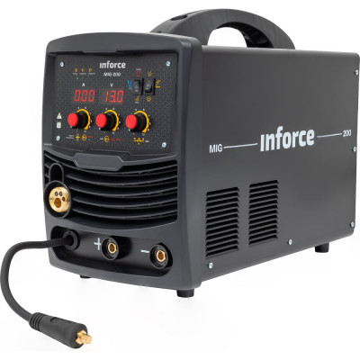 Сварочный полуавтомат-инвертор (200 A; EURO; ПВ 75%) Inforce MIG-200 04-08-03