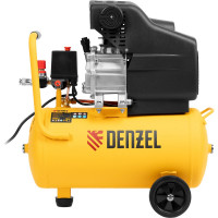 Воздушный компрессор с прямым приводом DENZEL DC1500/24, 1,5 кВт, 24 литра, 220 л/мин/ 58160
