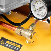 Воздушный компрессор с прямым приводом DENZEL DC1500/24, 1,5 кВт, 24 литра, 220 л/мин/ 58160