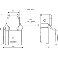 Педаль Emas с защитной крышкой из пластика 1НО+1НЗ PPKS11BX10