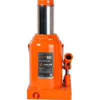 Бутылочный домкрат Airline 50 т, MIN - 285 мм, MAX - 465 мм AJ-B-50