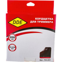 Кордщетка пластиковая (200 мм х 20/25.4 мм) для триммера DDE 793-251