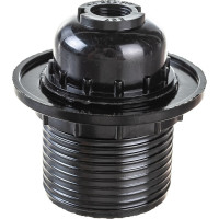 Люстровый карболитовый патрон SVET Е27, с кольцом YK746