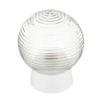 Светильник SVET НБП 01-60-004 У3, прямое белое, со стеклом - шар SV0103-0004