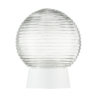 Светильник SVET НБП 01-60-004 У3, прямое белое, со стеклом - шар SV0103-0004