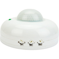 Датчик движения IN HOME инфракрасный ДД 020B 800Вт 360 гр.6м IP33 белый 4690612033860