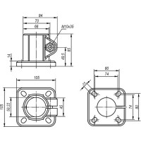 Зажим опор KIPP K0477.550